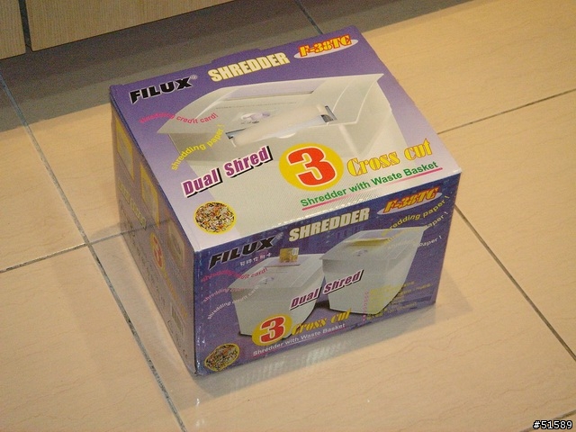 FILUX (F-38TC) 段碎式碎紙機 亂亂開 開箱照