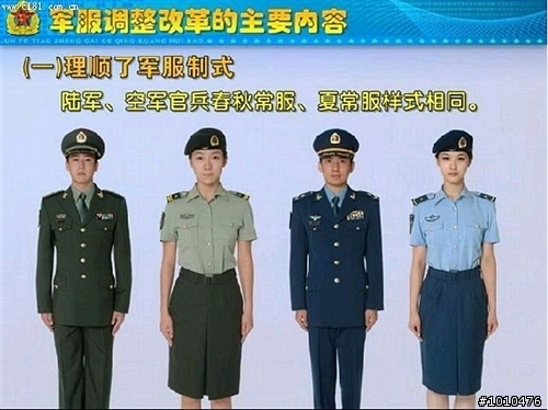 關於中國解放軍的服裝(有興趣可以看看~!!)