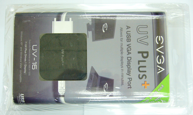 [分享] EVGA UV Plus+ UV-16 USB DVI Display Port開箱照