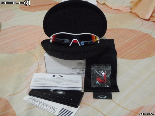[開箱分享]超炫OAKLEY紅吱吱的POLARIZED RADAR PATH