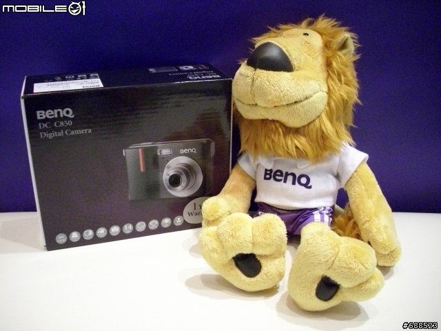 [開箱] 皮質握把的小DC-BenQ C850