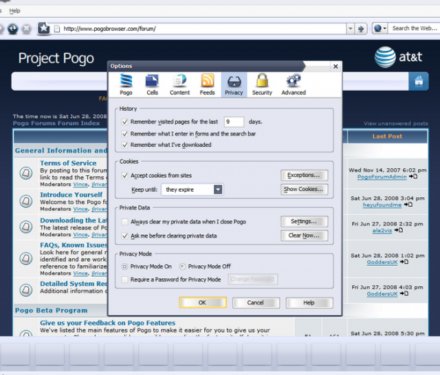AT&T所開發Project Pogo - A New 3D Visual Web Browser  Beta 介紹