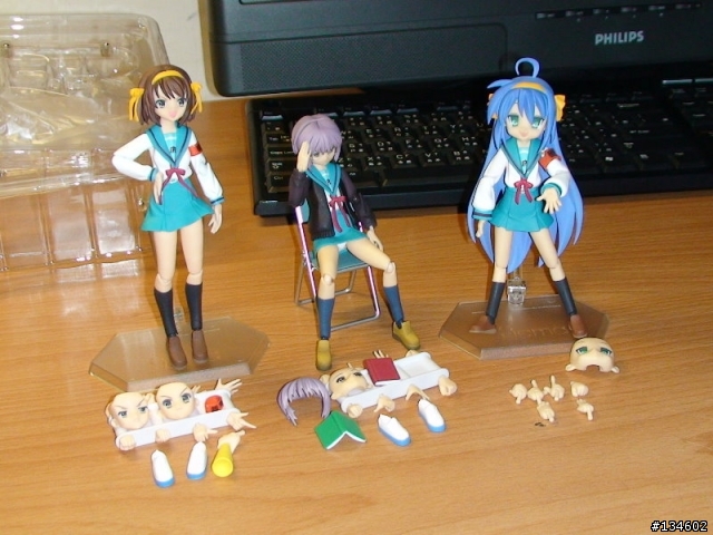 [分享]Figma的可動人型 此方泉.涼宮春日.長門有西