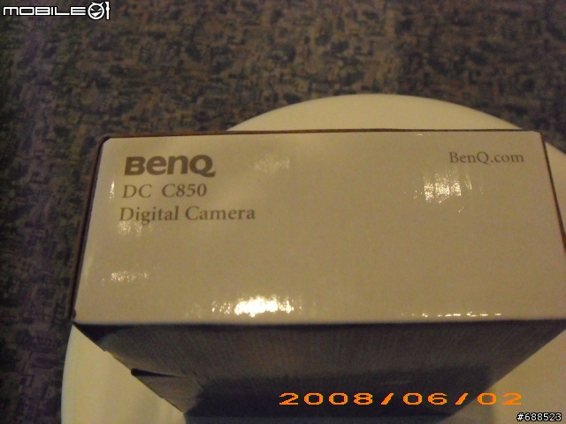 [開箱] 皮質握把的小DC-BenQ C850