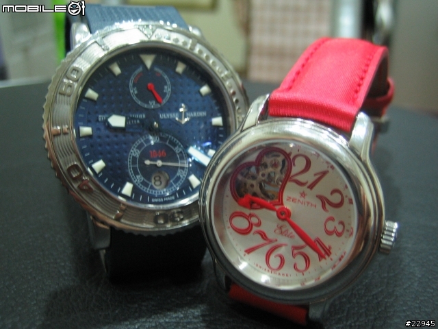 [分享]不是對錶的結婚對錶.雅典藍鋼機芯&Zenith Elite
