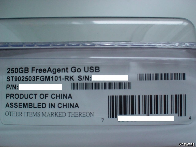 [開箱]Seagate FreeAgent Go系列2.5吋 250GB行動硬碟