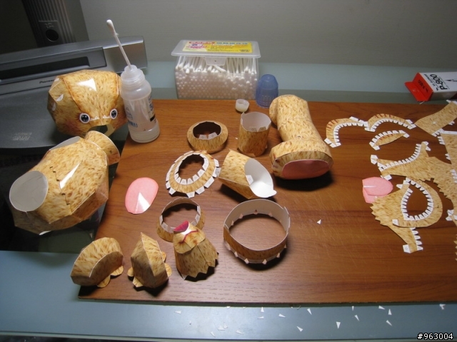 3D紙模!!小熊娃娃
