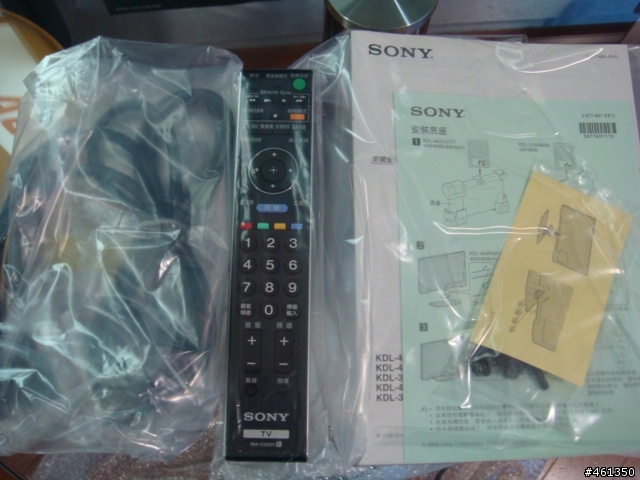 新到貨!SONY KDL-46W4000開箱文(新增畫面比較)