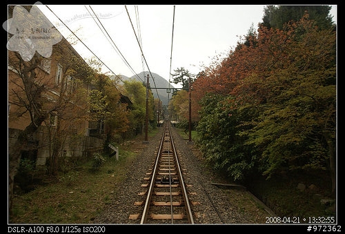 日本神奈川 箱根--箱根登山ケーブルカー(登山纜車) 階梯式的纜車箱