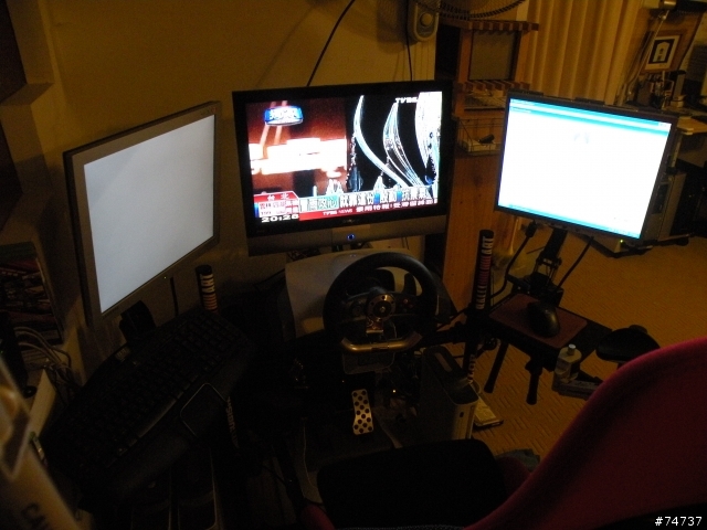 [組裝開箱文]家用  DIY  xbox360  蒼蠅人專用多螢幕賽車座(6/4初版定裝照)