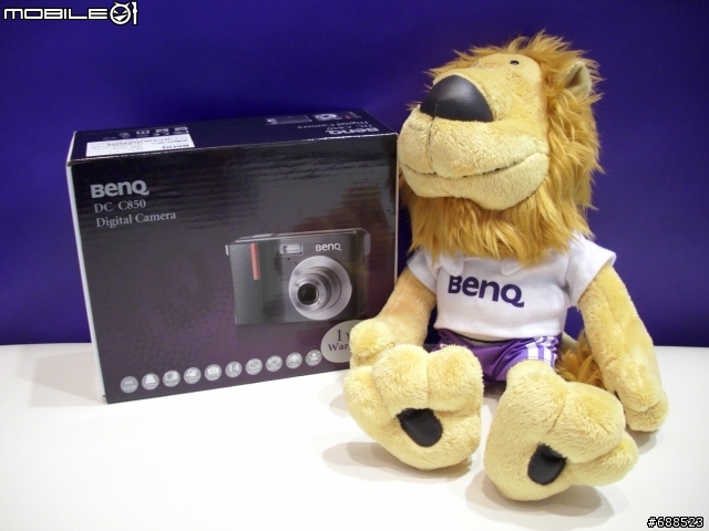 [開箱] 皮質握把的小DC-BenQ C850