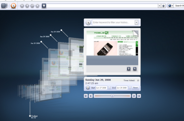 AT&T所開發Project Pogo - A New 3D Visual Web Browser  Beta 介紹