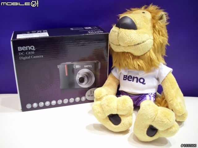 [開箱] 皮質握把的小DC-BenQ C850