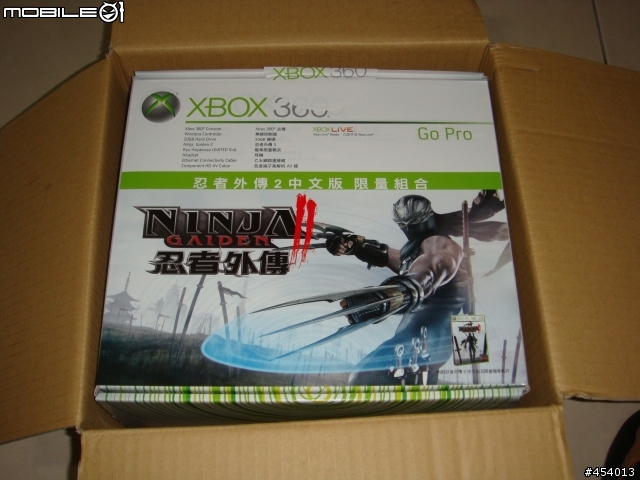[分享] <XBOX360主機+忍者外傳2 同捆包>  最速開箱!!(補充內文)