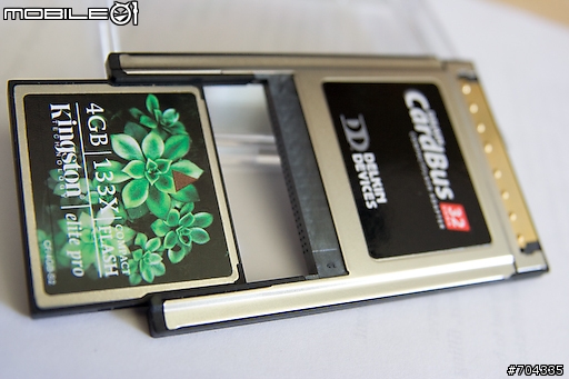 [超級不專業開箱] Delkin CardBus 32UDMA CF adapter入手～！