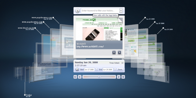 AT&T所開發Project Pogo - A New 3D Visual Web Browser  Beta 介紹