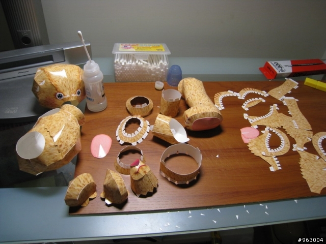 3D紙模!!小熊娃娃