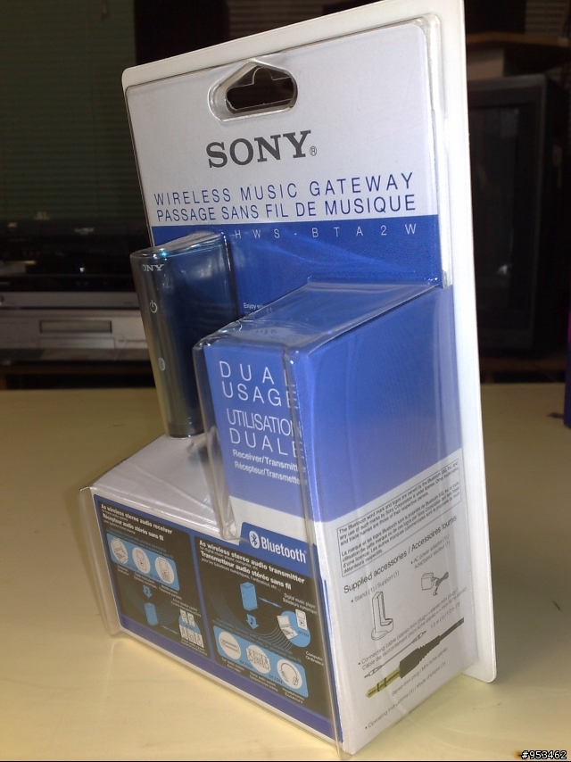 [開箱]  SONY 藍芽立體聲接收/發射器 HWS-BTA2W