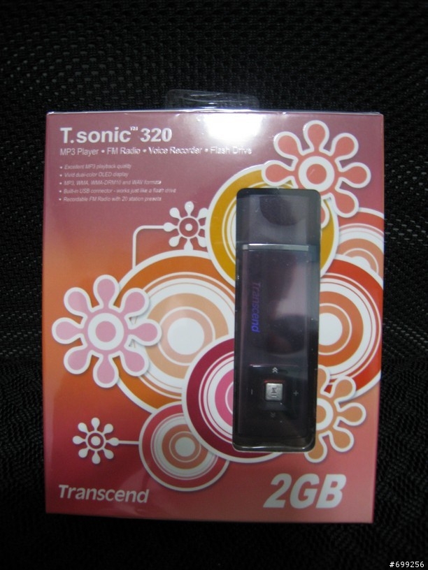 [開箱] 創見T.sonic 320 MP3隨身碟 酒紅&黑色 (圖多)