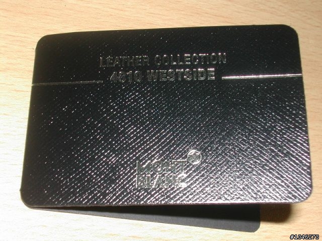 [分享]萬寶龍MONTBLANC 4810 WESTSIDE皮夾
