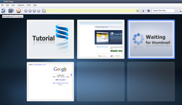 AT&T所開發Project Pogo - A New 3D Visual Web Browser  Beta 介紹