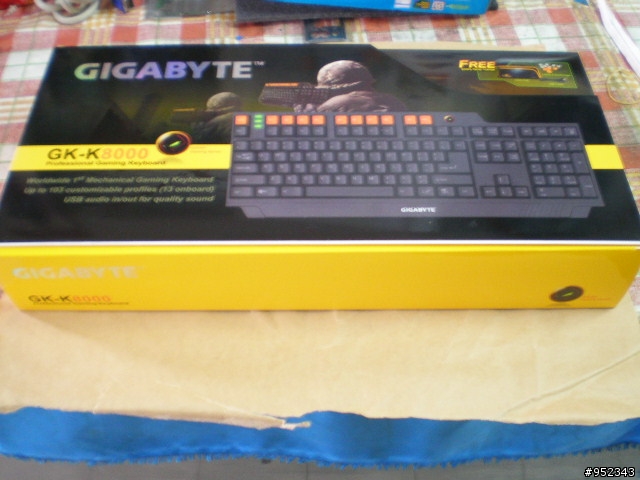 [分享]技嘉GK K8000正式銷售的實物
