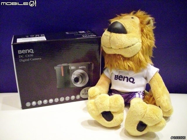 [開箱] 皮質握把的小DC-BenQ C850