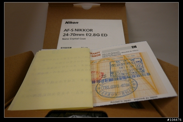 砍掉重練吧!..入手N24-70mm..重PO.
