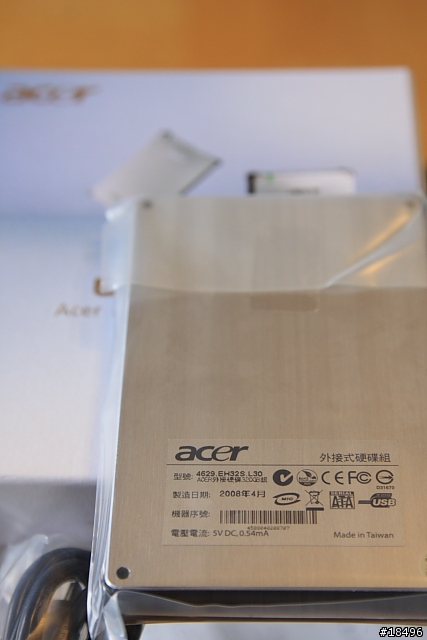 [分享] Acer 2.5" Mobile storage 320GB