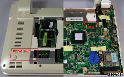eeepc 901 預留的改機空間