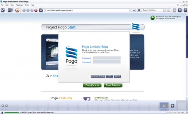 AT&T所開發Project Pogo - A New 3D Visual Web Browser  Beta 介紹
