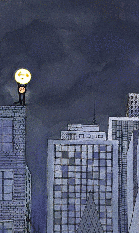 480*800自製幾米動態圖桌布及靜態桌布