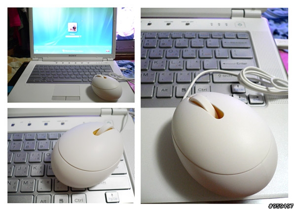 開箱吧......之可愛的EGG Mouse(有圖了喔!)