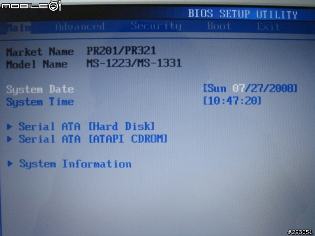 [分享] MSI PR201 , MS-1223 硬體簡略測試 ( Montevina Centrino 2 )