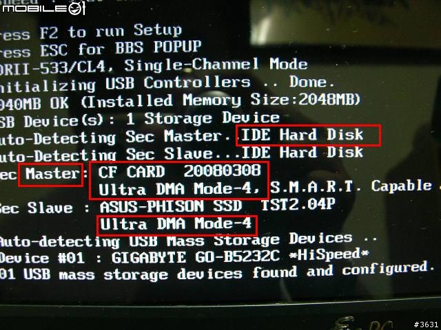 *8/9更新*解放 EEEPC 901 (下) ~改裝CF 高速 SSD~ 歡迎提供各家卡測試數據