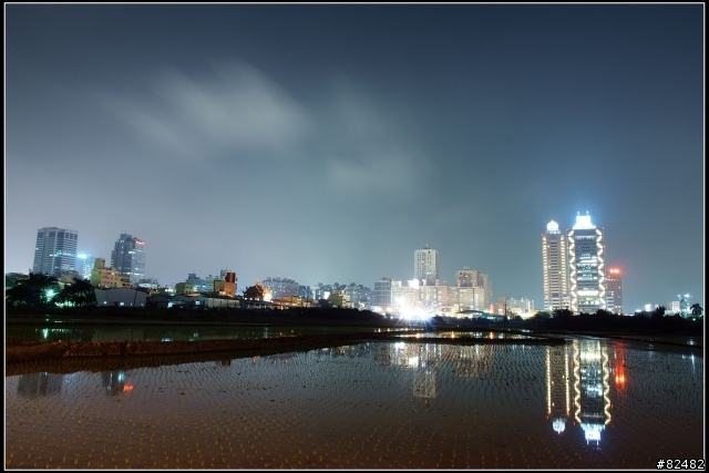台中裕元花園酒店夜景