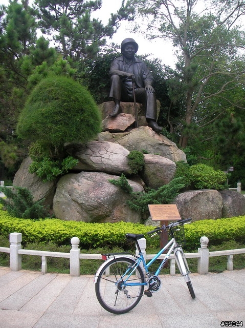 金門自行車之旅(多處均可免費租借自行車),目的地騎上太武山