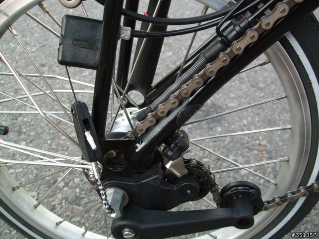[BROMPTON] 收折時鏈條會磨到後下岔
