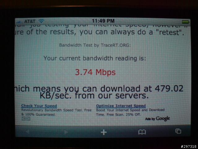 [iphone3G]iphone 3G分享 新增頻寬測試