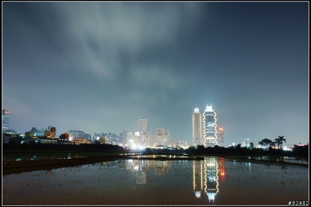 台中裕元花園酒店夜景