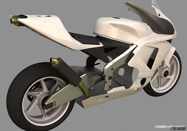[3D模型]羅西的風火輪--Honda RC211V