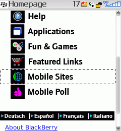 黑莓機BlackBerry Peral 8120與我工作的一天.