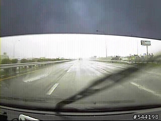 颱風天中山高南下驚見翻車事件