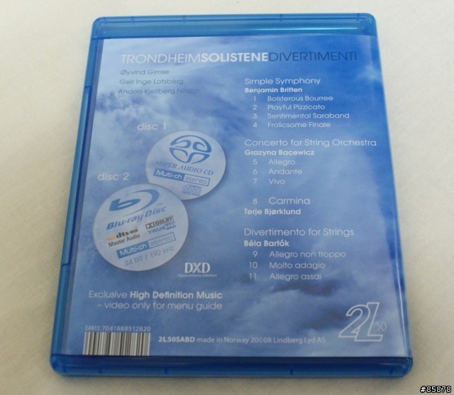 [分享]Blu-ray Disc音樂唱片首發~TrondheimSolistene DIVERTIMENTI