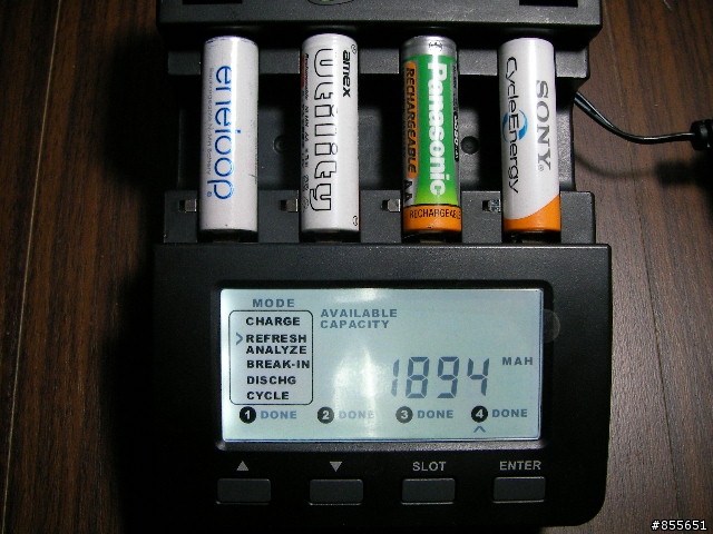 3號低自放電池內容量實測