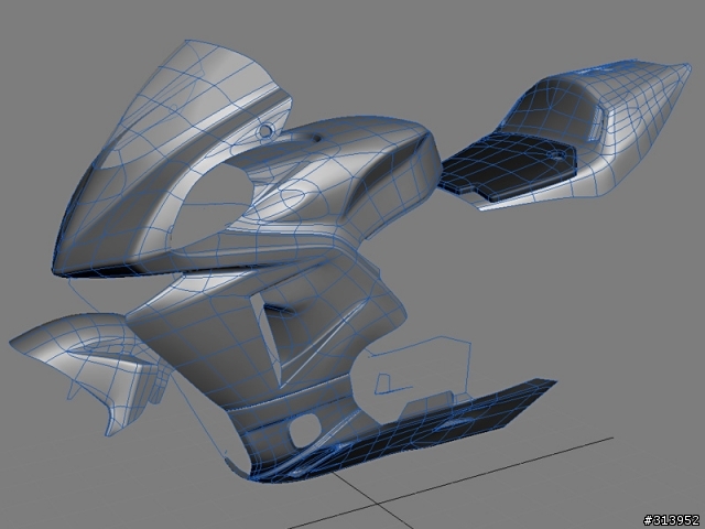 [3D模型]羅西的風火輪--Honda RC211V