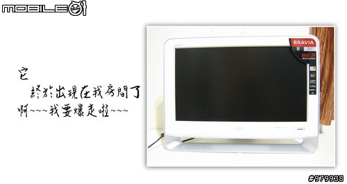 懶人超簡易小小開箱分享文- BRAVIA終於讓我等到妳
