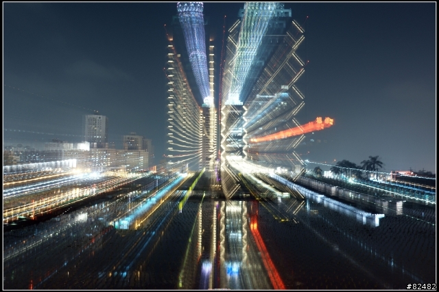 台中裕元花園酒店夜景