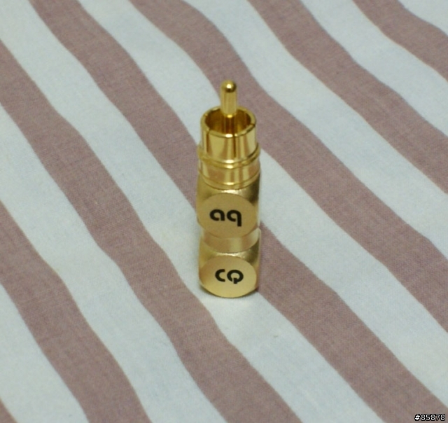 [開盒分享]Audioquest Male RCA 2 Female / RCA一轉二轉接頭