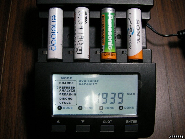 3號低自放電池內容量實測